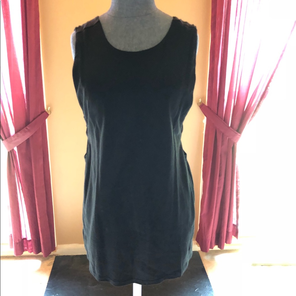 Black Banana Republic Top with Side Cut Outs